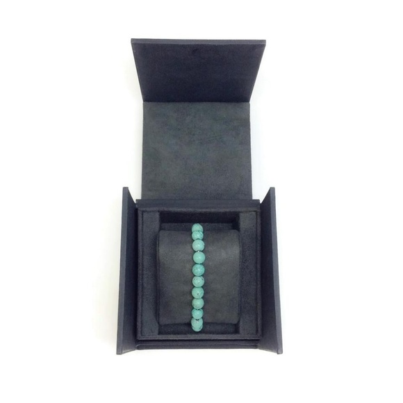 David Yurman Turquoise 8 Mm Spiritual Bracelet - Picture 6 of 7